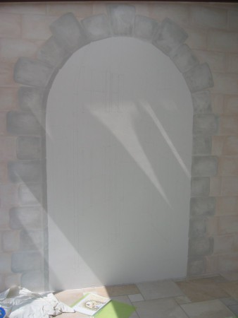 Serre Toscaans straatje in pasteltinten